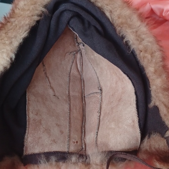 Lamb Skin Fur Vintage Hat Tan/brown, No Tags main image 6